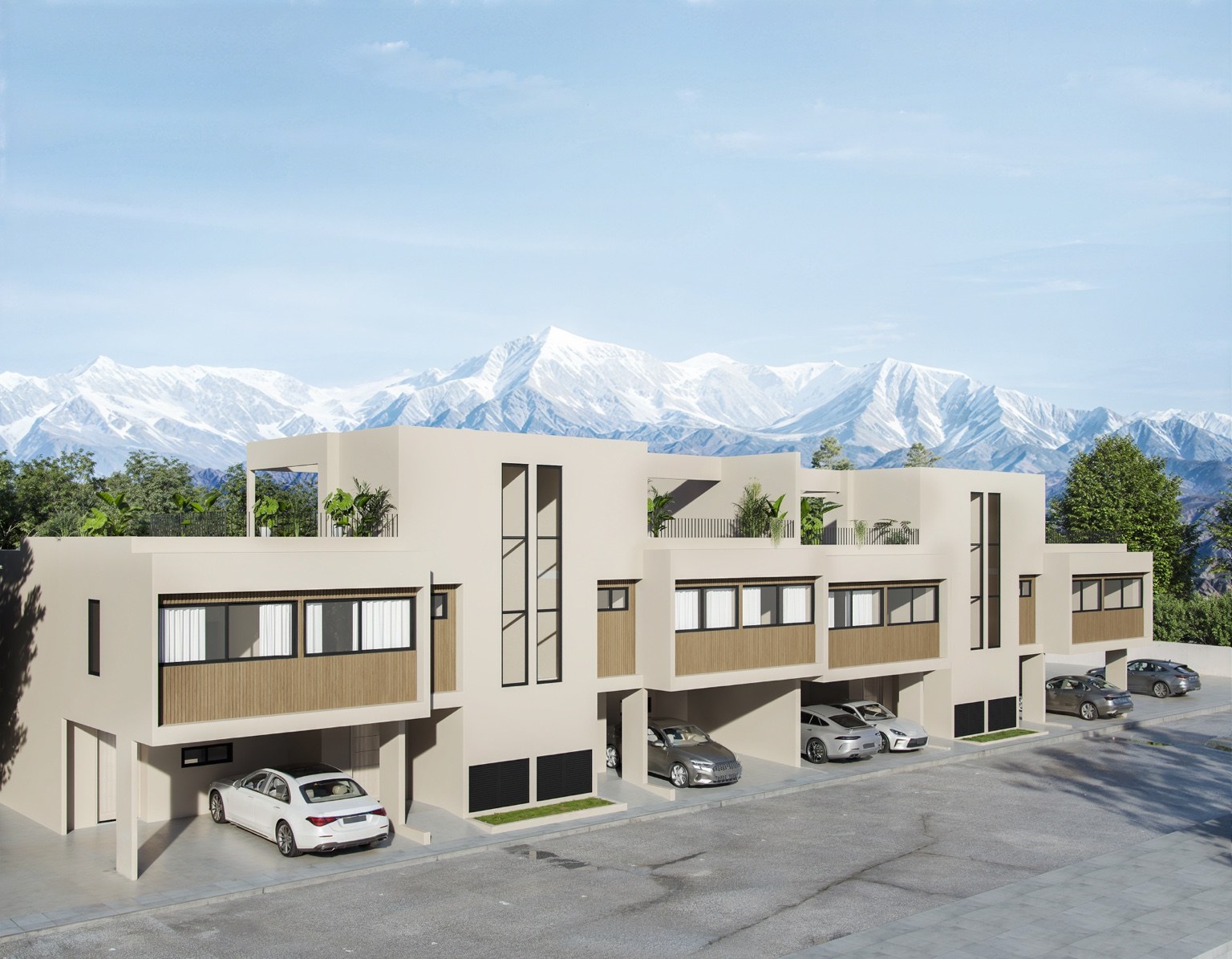 Vista aérea Casa Camargo